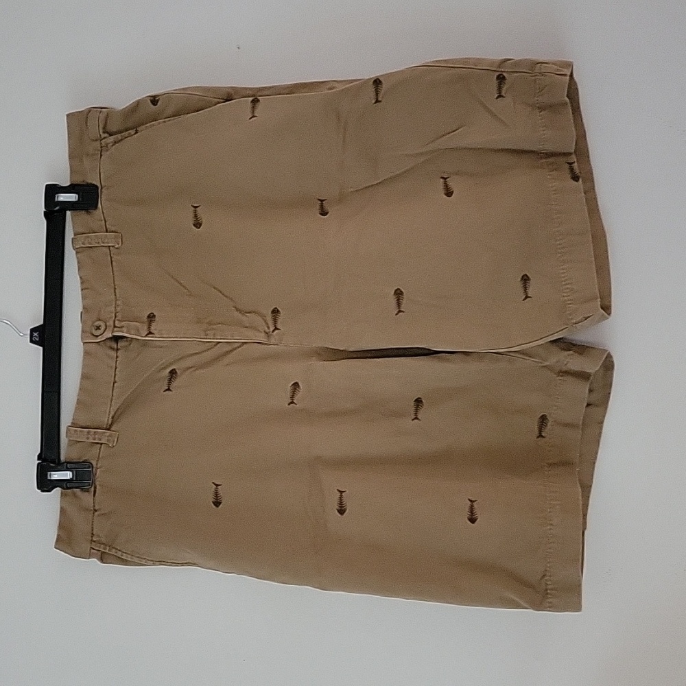 2/$15  Fish print Khaki Shorts